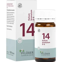 Biochemie Pflüger 14 Kalium bromat.D 6 Tabletten, 100 St