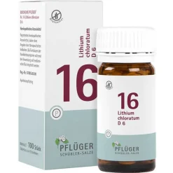 Outlet Pflüger Biochemie 16 Lithium chloratum D 6 Tabletten, 100 St