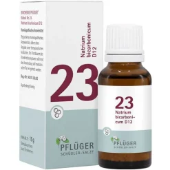 Clearance Pflüger Biochemie 23 Natrium bicarbonicum D 12 Globuli, 15 g