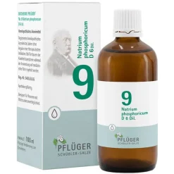 New Pflüger Biochemie 9 Natrium phosphoricum D 6 Tropfen, 100 ml