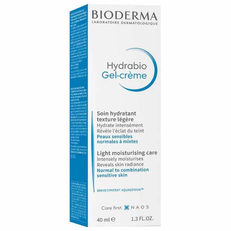 Online Bioderma Hydrabio Gel Creme für feuchtigkeitsarme, empfindliche, normale bis Mischhaut, 40 ml