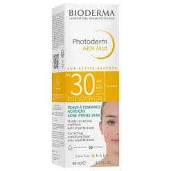 Best Bioderma Photoderm Akn Creme SPF 30 für unreine, ölige und zu Akne neigende Haut, 40 ml