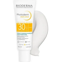 Best Bioderma Photoderm Akn Creme SPF 30 für unreine, ölige und zu Akne neigende Haut, 40 ml