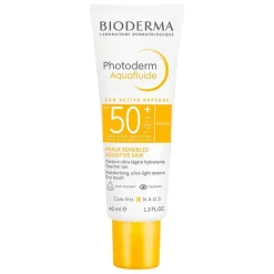 Sale Bioderma Photoderm Aquafluide UG Tube SPF 50+ für empfindliche Haut, 40 ml