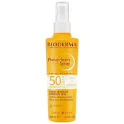 Photoderm Spray SPF 50 + für trockene, sonnenempfindliche Haut, 200 ml Lsf 50+