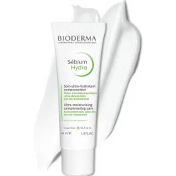 Discount Bioderma Sebium Hydra Creme für unreine, ölige, zu Akne neigende Haut, 40 ml