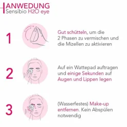 Best Bioderma Sensibio H2O Reinigungslösung eye, 125 ml