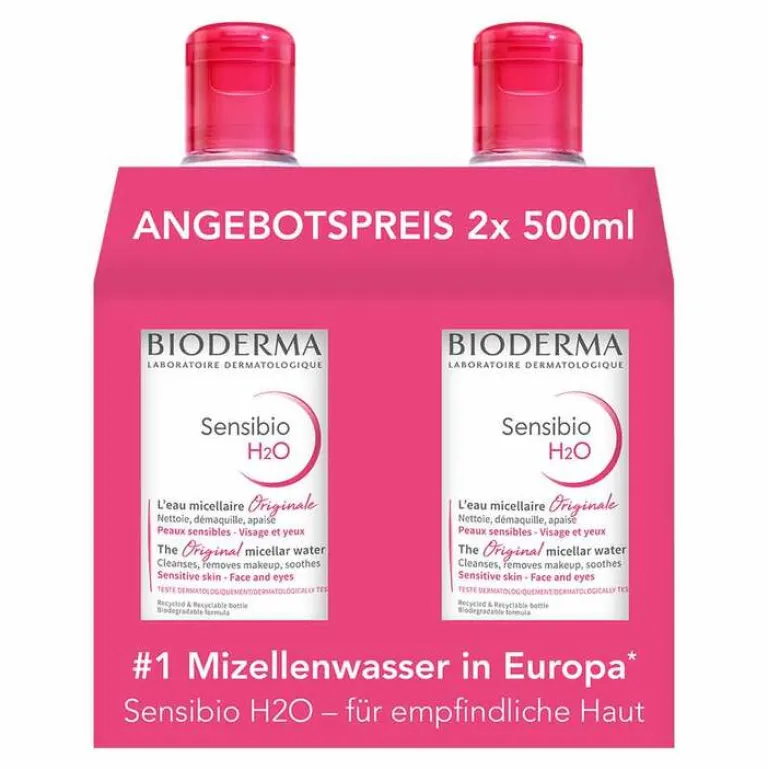 Online Sensibio H2O Reinigungslösung für empfindliche Haut, 2X500 ml Reinigung|Empfindliche Haut