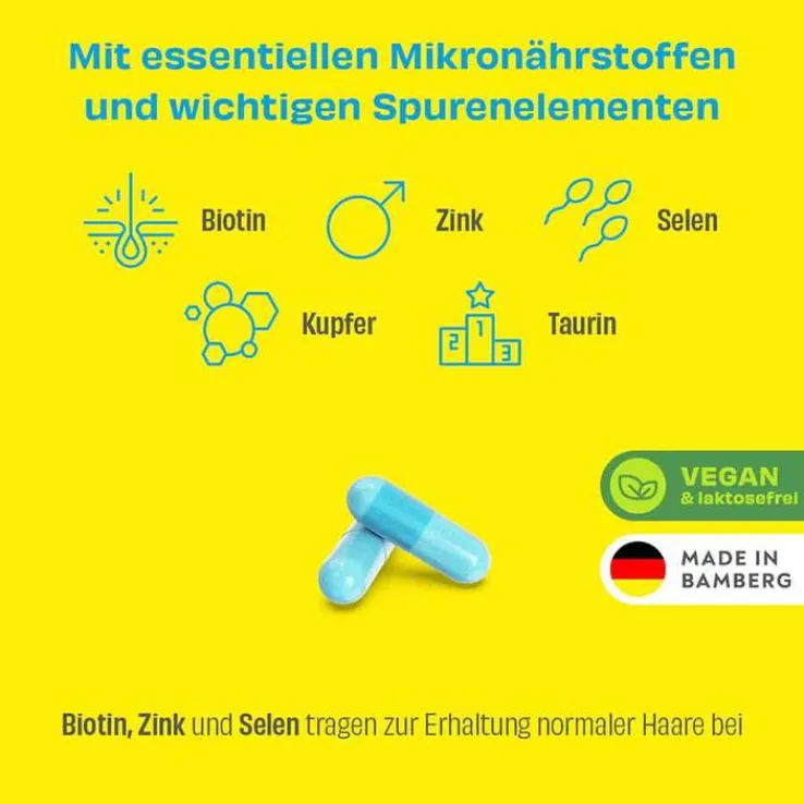 Bio-H-Tin Hair Essentials Men Forte Kapseln, 30 St