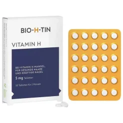 Clearance ® Vitamin H 5 mg Tabletten, 30 St Vitamin B7 (Biotin)