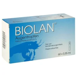 BIOLAN® Augentropfen Einzeldosispipetten, 60X0.35 ml