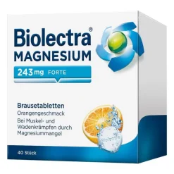 Best ® MAGNESIUM 243 mg forte Brausetabletten Orangengeschmack, 40 St Magnesium