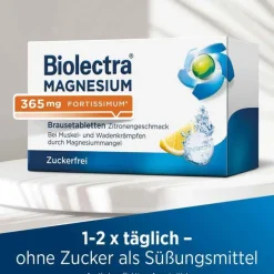 Sale Biolectra ® MAGNESIUM 365 mg fortissimum Brausetabletten Zitronengeschmack, 40 St