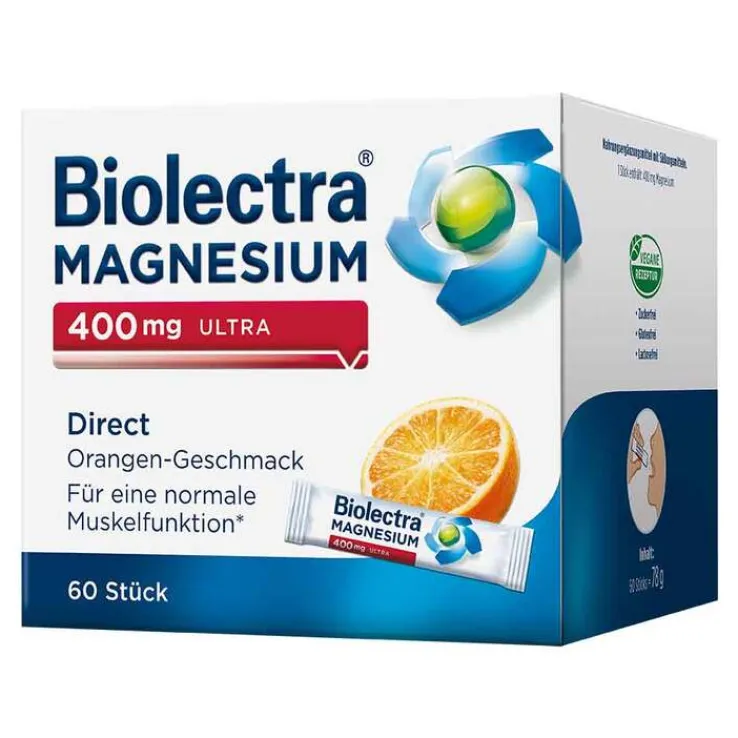 Biolectra Magnesium 400 mg ultra Direct Orange, 60 St
