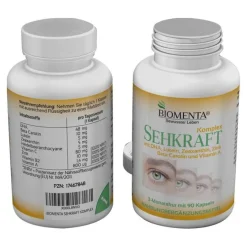 Clearance Biomenta Sehkraft Kompl.DHA Lutein Zeaxanthin Kapseln , 90 St