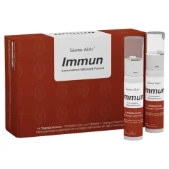 Biomo Aktiv Immun Trinkflasche + Tabletten 14-Tages-Kombi, 1 P