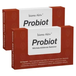 Aktiv Probiot Kapseln, 2X30 St Bakterienkulturen