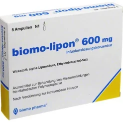 Biomo Lipon 600 mg Ampullen, 5 St