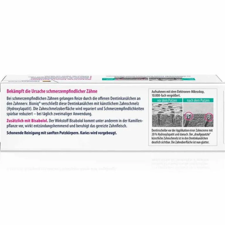 New Bioniq Repair-Zahncreme sensitiv akut, 75 ml