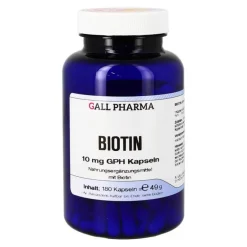 Biotin 10 mg GPH Kapseln, 180 St Vitamin B7 (Biotin)