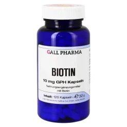 Online Biotin 10 mg GPH Kapseln, 120 St Vitamin B7 (Biotin)