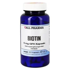 Discount Biotin 5 mg GPH Kapseln, 120 St Vitamin B7 (Biotin)