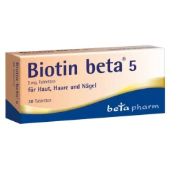 Outlet Beta Biotin 5 Tabletten, 30 St
