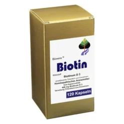 Outlet Biotin Kapseln, 120 St Vitamin B7 (Biotin)