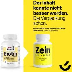 New Zein Pharma Biotin Komplex 10 mg + Zink + Selen hochdosiert Kapseln , 180 St