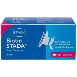 Hot Biotin 5 mg Tabletten, 50 St Vitamin B7 (Biotin)