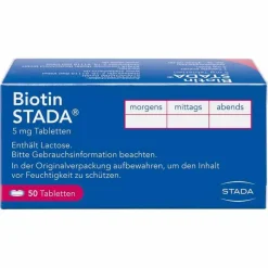 Hot Biotin 5 mg Tabletten, 50 St Vitamin B7 (Biotin)