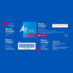 Hot Biotin 5 mg Tabletten, 50 St Vitamin B7 (Biotin)