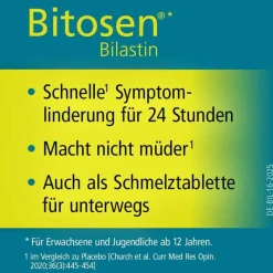 Outlet 20 mg Schmelztabletten, 20 St Bilastin|Allergie Tabletten
