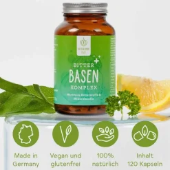 Discount Basen Komplex Kapseln, 120 St Säure-Basenhaushalt|Verdauung