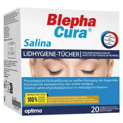 BlephaCura® Salina Lidhygiene-Tücher, 20 St