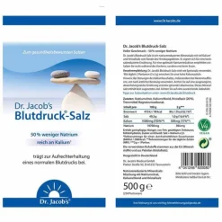 Best Blutdruck-Salz mit Kalium Dr. Jacob`s, 500 g