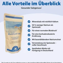 Best Blutdruck-Salz mit Kalium Dr. Jacob`s, 500 g