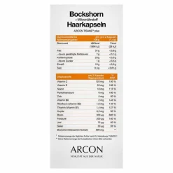 Arcon Bockshorn + Mikronährstoff Haarkapseln, 180 St