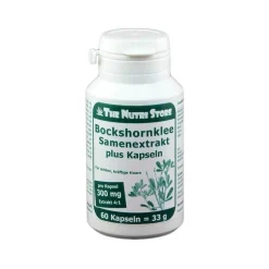 Sale The Nutri Store Bockshornklee 300 mg Samenextrakt plus Kapseln, 60 St