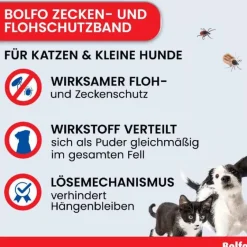 Sale ® Zecken- und Flohschutzband für Katzen und kleine Hunde, 1 St Flöhe, Zecken & Co.|Flöhe, Zecken & Co.