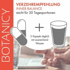 Botanicy Inner Balance mit Ashwagandha Ksm-66 Kapseln, 60 St