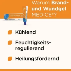 Brand- und Wundgel Medice bei Verbrennungen, 25 g