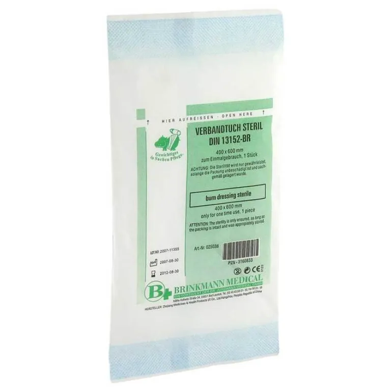 Hot Brandwunden Verbandtuch 40x6, 1 St Mittel Gegen Sonnenbrand