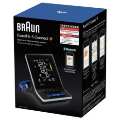 New Braun Blutdruckmessgerät ExactFit5 Connect Oberarm, 1 St