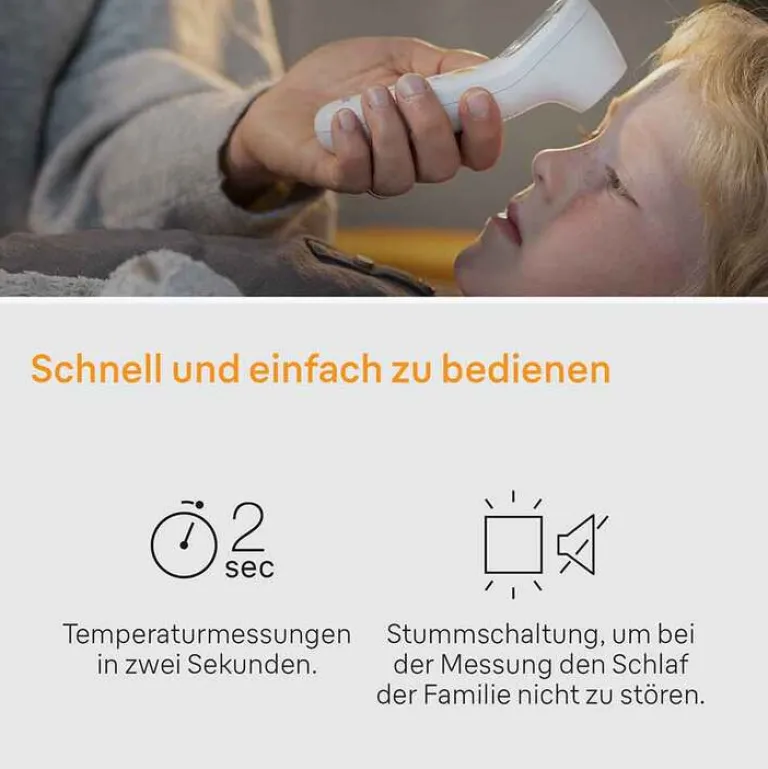 Clearance 3 kontaktloses Thermometer, 1 St Fieberthermometer