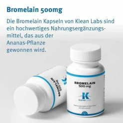 New Klean Labs Bromelain 500 mg Kapseln, 60 St