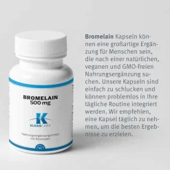 New Klean Labs Bromelain 500 mg Kapseln, 60 St