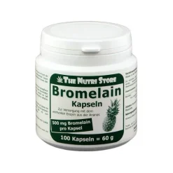 Hot The Nutri Store Bromelain 500 mg vegetarische Kapseln, 100 St