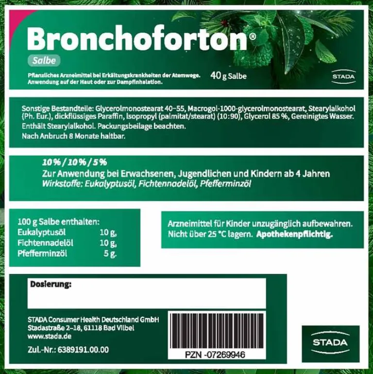 Bronchoforton ® Salbe, 40 g