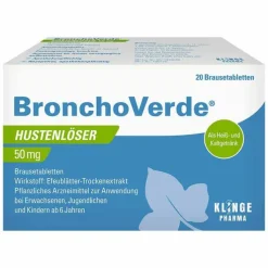 BronchoVerde® Hustenlöser 50 mg Brausetabletten, 20 St